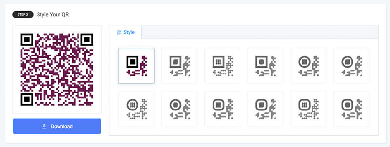 Customize the QR Code