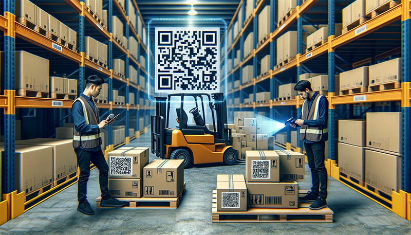 application of QR codes in logistics and supply chain management
